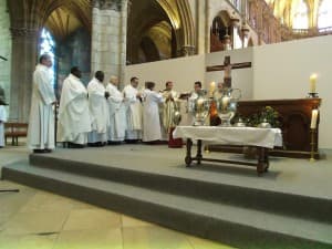 Messe chrismale huile