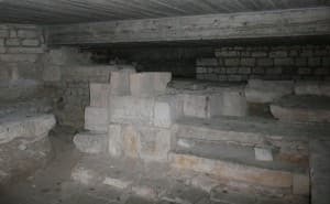 Emmarchement du portail roman
