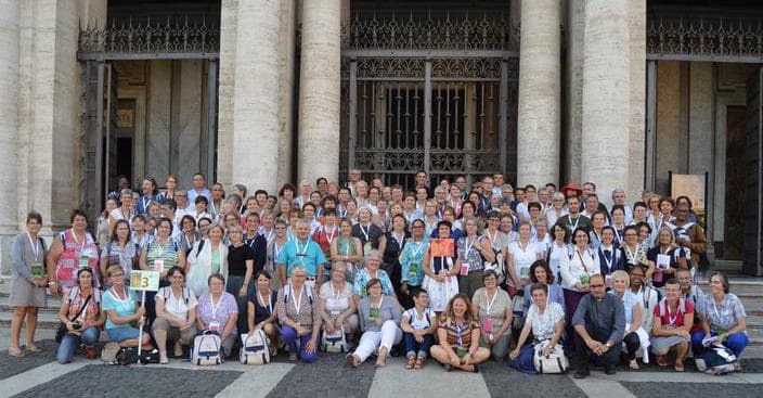 La délégation française au pèlerinage des catéchistes à Rome