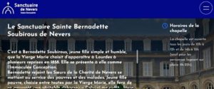 site saintebernadette